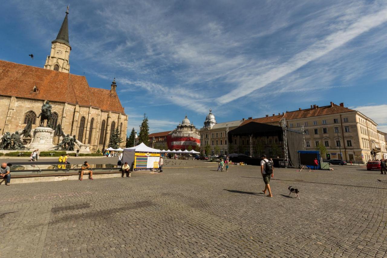 Cluj Lux Apartment Unirii Exterior foto